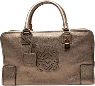 Loewe Pre-owned Amazona 36 - Dames - Vintage Handtas - Bruin - ONE Size - Leer - Vintage