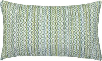 Elaine Smith Kaleidoscope Chenille Micro Check Indoor & Outdoor Woven Accent Pillow in Spring at Nordstrom, Size 12X20