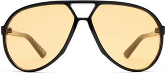 AIRE Skyveil Aviator Sunglasses in Black at Nordstrom