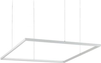 Ideal Lux Ideal Lux Decorative Square Integrated Pendant Light White, 3000K, 51W