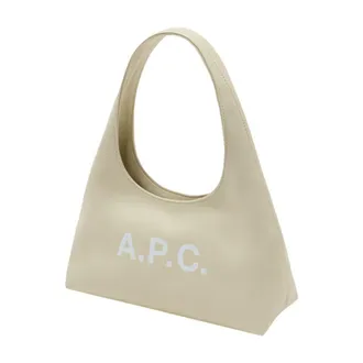 A.P.C. Womens Shoulder Bag White Synthetic