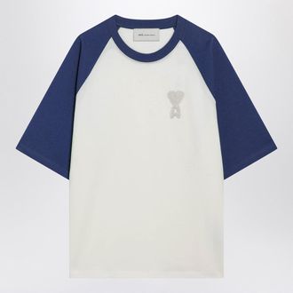 Ami White/Ink Ami De Coeur T Shirt