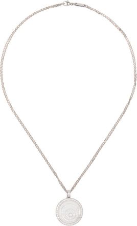 Chopard 18kt white gold Happy Spirit necklace - Silver