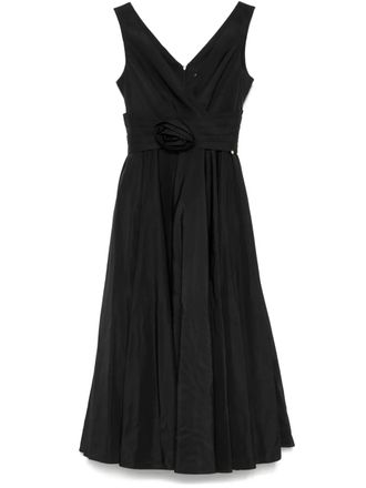 Nissa sleeveless midi dress - Black
