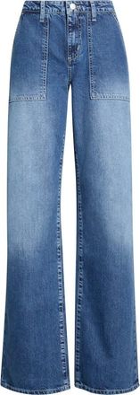L'agence Christel High Waist Wide Leg Jeans in Atlantis at Nordstrom, Size 28