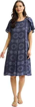 In Front IN Front, Kleedjes, Dames, Blauw, 2Xl, Maxi Jurk