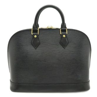 Louis Vuitton Pre-owned Handbags, female, Black, Size: ONE SIZE Pre-owned Alma Epi Leather Handbag