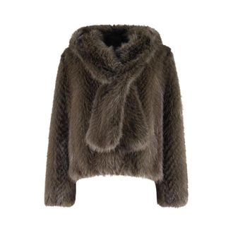 Nenette Raffinata Faux Fur Jacket - Jackets - Mujer - Verde - 2XS