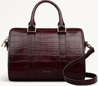 Radley London Dark Cherry Medium Ziptop Grab Bag Noble Alley SS26 Radley London