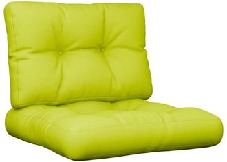 vidaXL Cojines Para Sof&aacute; De Palets 2 Unidades Tela Verde Claro Vidaxl