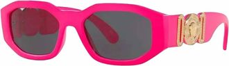 Versace Unisex Medusa Biggie Sunglasses In Fuchsia Fluo
