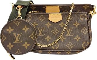 Louis Vuitton Pre-owned Monogram Pochette - Dames - Vintage Schoudertas - Bruin - ONE Size - Vintage