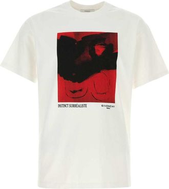 Givenchy White Printed T-Shirt