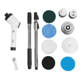 OEM Cepillo De Limpieza El&eacute;ctrico Recargable 8 En 1, 25 W (negro)