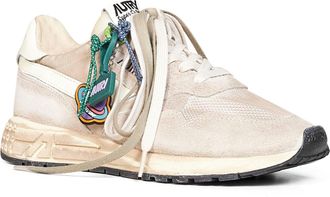 Autry Mens Sneakers Reelwind Super Vintage Suede-Nylon Multicolour Trainers