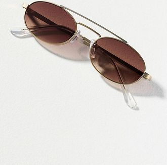 I-SEA Slim Mixed Metal Sunglasses