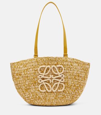 Loewe Paulas Ibiza - Borsa Eclipse Medium in rafia