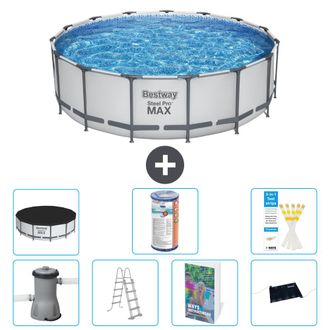 Bestway Piscina Bestway Steel Pro Max Redonda - 488x122 Cm - 8-piezas S619