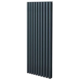 MonsterShop Oval Column Radiator - 1600mm x 600mm - Anthracite Grey