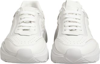 Dolce & Gabbana White Leather Daymaster Low Top Sneakers Womens Shoes (Pre-Owned)