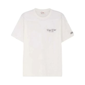 MC2 Saint Barth T-Shirts, male, White, Size: XL Snoopy Happy Padel T-shirt