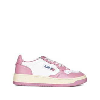 Autry Sneakers Bianco, Rosa-Donna