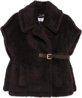 Max Mara Newabavo Vest - Dames - Bodywarmers - Bruin - M/L - Jassen