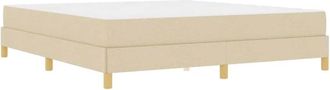 vidaXL Vidaxl - Cama Tipo Box Spring Crema, Marr&oacute;n 180 X 200 Cm