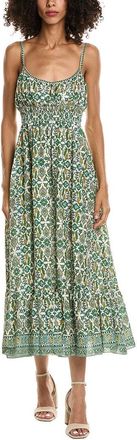 Max Studio Double Spaghetti Strap Midi Dress