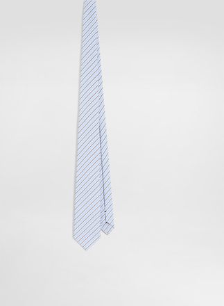 Dolce & Gabbana Striped Poplin Tie - Man Ties And Pocket Squares Multicolor Onesize