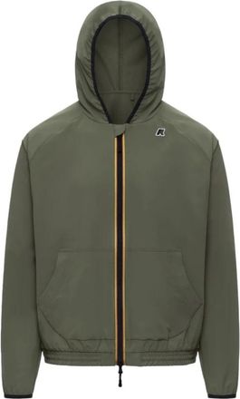 K-Way Sia Zip-up Hooded Jacket - Heren - Zomerjassen - Groen - XL - Polyester - Jassen