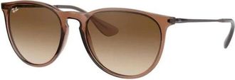 Ray-Ban Authentieke Erika Bril- Premium Kwaliteit - Dames - Zonnebrillen - Bruin - 54 MM - Accessoires