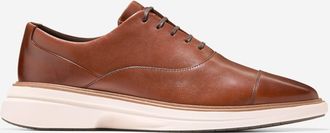 Cole Haan Mens &Oslash;riginal Grand CitySpectre Cap Toe Oxford Shoes - Brown Size 10.5