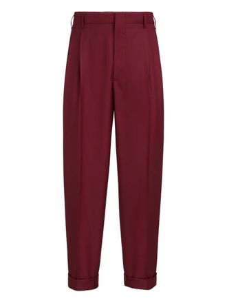 Brunello Cucinelli pleated trousers - Red