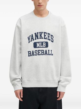 Sporty & Rich graphic-print sweatshirt - unisex - Cotton/Polyester - S - Grey