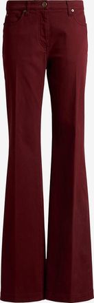 Etro Bootcut-Hose aus samtigem Twill Pegaso
