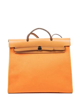 Hermès Borsa tote Herbag Zip 39 - Arancione