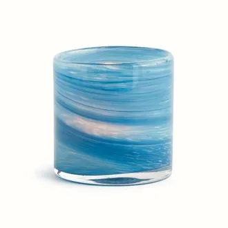 Napa Home & Garden Barclay Butera Seaside Glass Hurricane in Blue at Nordstrom