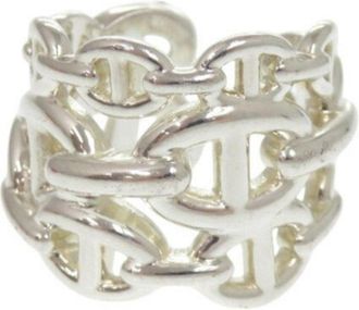 Hermès Silver Silver 925 Band Ring (Pre-Owned)