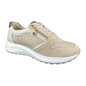 Mephisto Kim Perf Sneaker Schoenen - Dames - Sneakers - Beige - 37 1/2 EU - Schoenen