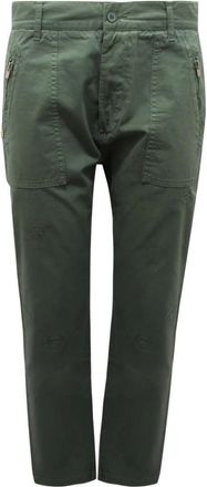 Daniele Alessandrini Heren, Broeken, Groen, Maat: W32 Denim