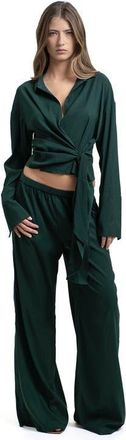 Mother of All Gill pants in Green Matt at Nordstrom, Size Medium
