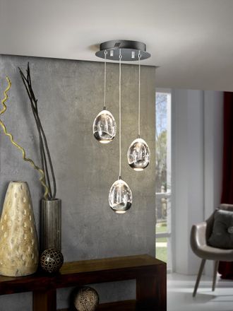 Schuller Lampara &Oslash;25 Rocio 3led Cromo