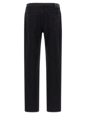 Saint Laurent Garment-Dyed Cotton Denim Jeans - Black