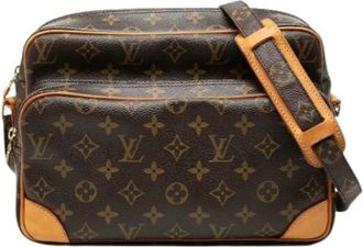 Louis Vuitton Pre-owned The Nil - Dames - Vintage Schoudertas - Bruin - ONE Size - Leer - Vintage