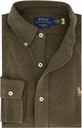 Polo Ralph Lauren Heren, Overhemden, Groen, Maat: XL Katoen