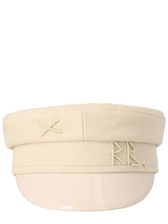 Ruslan Baginskiy Beige Baker Boy Textured Hat