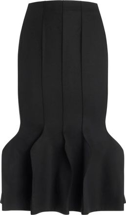 Genny Falda Midi Peplum - Skirts - Mujer - Negro - XS