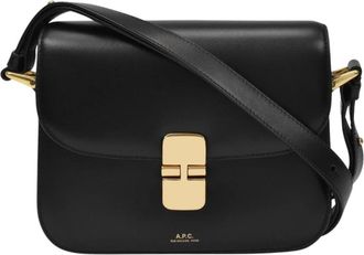 A.P.C. Tas Grace Small - Dames - Schoudertassen - Zwart - ONE Size - Katoen - Tassen