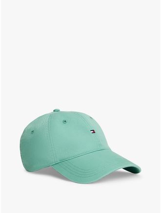 Tommy Hilfiger Mens Flag Logo Baseball Cap - Green